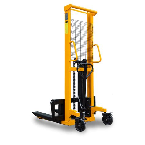 1000KG KAD Hand Operated Manual Hydraulic Stacker Forklift