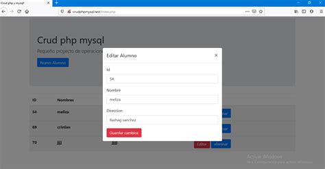 Como Crear Un Crud En Php Con Mysql Y Bootstrap Images