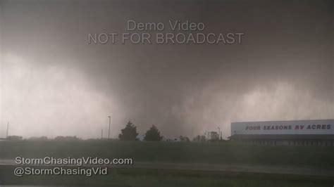 Wedge Crosses Over Interstate 70 In Abilene KS 5 25 2016 YouTube