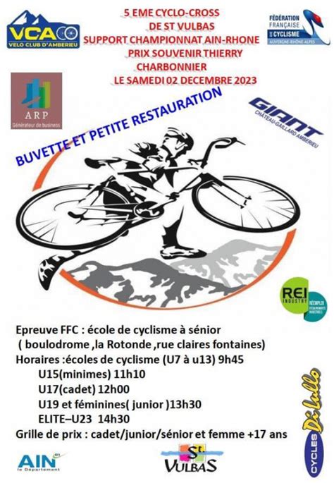 Cyclocross De Saint Vulbas Du Samedi D Cembre