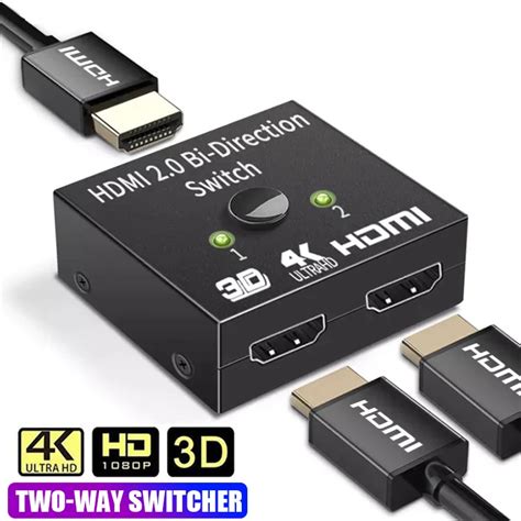 Divisor Hdmi K Bidireccional Conmutador Hdmi En Salidas Puertos