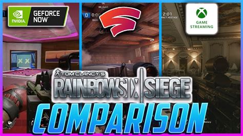 Rainbow Six Siege Stadia Vs GeForce NOW Vs Xbox Cloud Gaming Browser