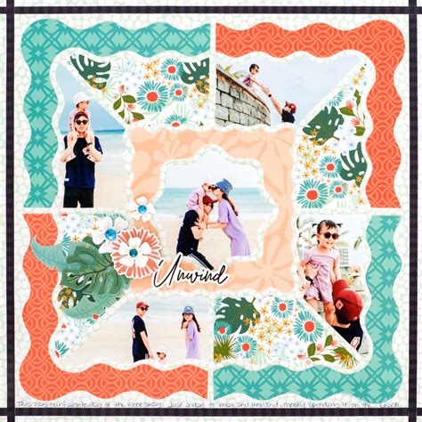 Destination Vacation Thrive On Sunny Vibes With This Tropical Scrapbook Layout