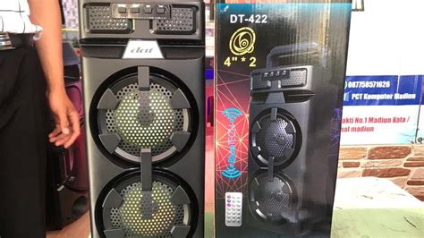 Review Detail Speaker DAT Terbaru DT 422 Kecil Fitur Lengkap YouTube