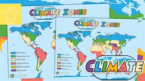 Teacher's Pet » Climate Zones Poster