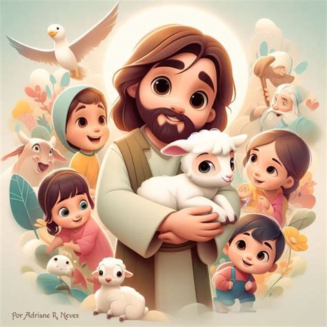 Pin By Adriane R Neves On Minhas Edi Es Jesus Cartoon Jesus Christ