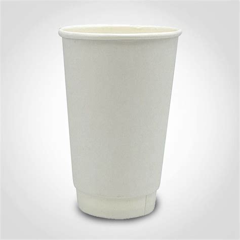 12oz Double Wall Paper Hot Cup White 500 Case