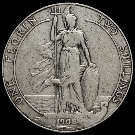 Edward Vii Silver Florin