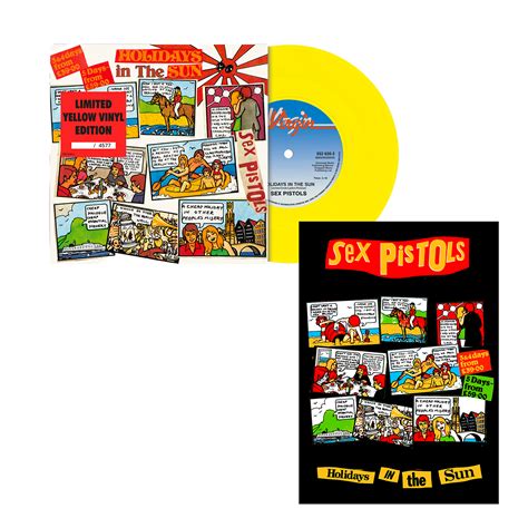 Sex Pistols Holiday In The Sun Exclusive Yellow 7 Vinyl And Poster