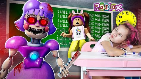 Roblox A Professora Assustadora Escape Miss Ani Trons Detention Youtube