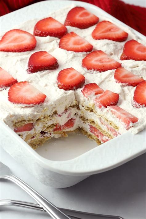 Strawberry Icebox Cake The Toasty Kitchen