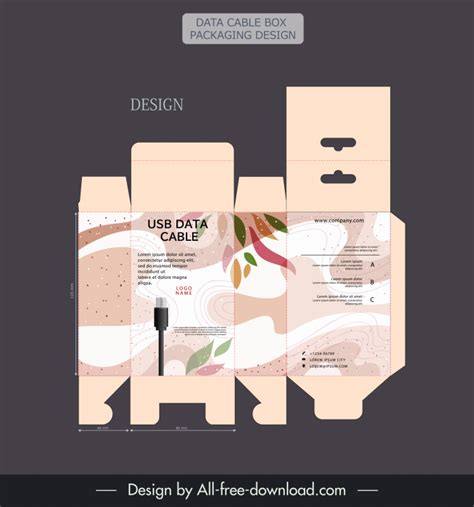 T Box Packaging Templates Vectors Free Download 42664 Editable Ai