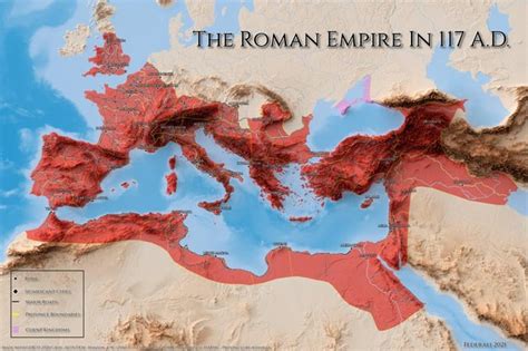 The Roman Empire At Its Maximum Extent In The Year 1383 Auc Under