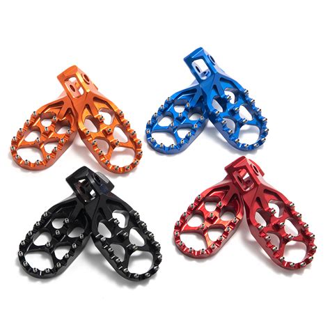 B2B Dirt Bike Aluminum Foot Pegs Footrests For GAS GAS HUSQVARNA KTM