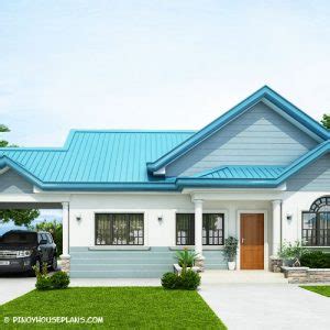 The Blue House Design With 3 Bedrooms Like 2 Acha Homes