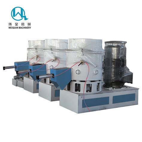 Pe Hdpe Ldpe Waste Film Fiber Recycling Plastic Agglomerator Machine