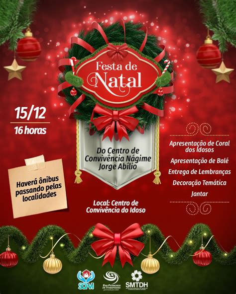 Prefeitura Municipal De São Francisco De Itabapoana Festa De Natal Dos Idosos Do Centro De