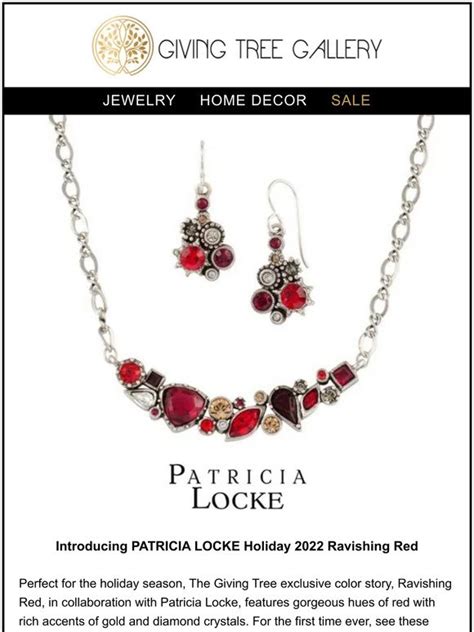 The Giving Tree Gallery New Patricia Locke Featuring Ravishing Red