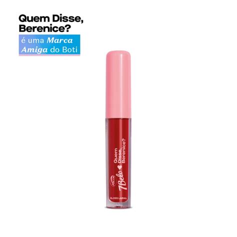 Gloss Labial Explosão de Framboesa 7Belo Quem Disse Berenice 4ml O