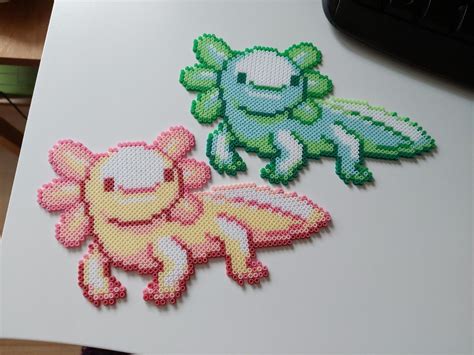 Axolotl Perler Easy Perler Beads Ideas Diy Perler Bead Crafts