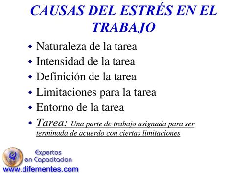 ESTRÉS LABORAL CALIDAD DE VIDA ppt descargar