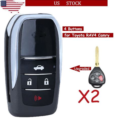 Department Store 10 3Button Remote Key Shell Case Fob For Toyota Venza