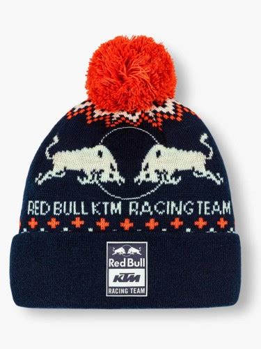 RED BULL Czapka Zimowa KTM Racing Winter Bobble Hat Sklep Motocyklowy