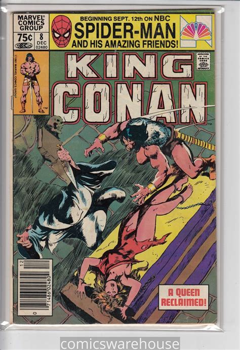 King Conan 1980 Marvel 8 Vg A09254 Comic Books Modern Age Conan