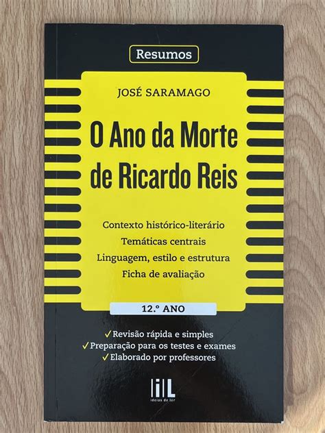 O Ano Da Morte De Ricardo Reis Livro Resumos Charneca De Caparica E