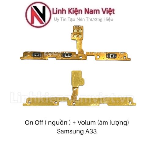 On off nguồn Volum âm lượng Samsung A33