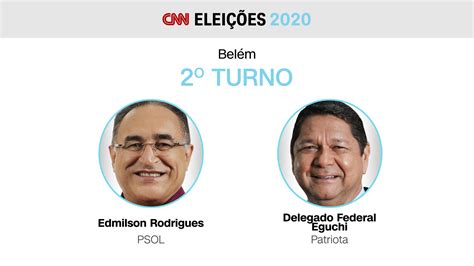 Edmilson Rodrigues e Delegado Eguchi disputarão segundo turno em Belém