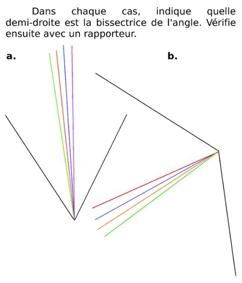 Bissectrice D Un Angle Exercices De Maths En Me En Pdf