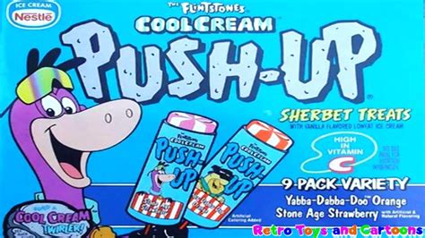 The Flintstones Cool Cream Push Up Commercial Retro Toys And Cartoons