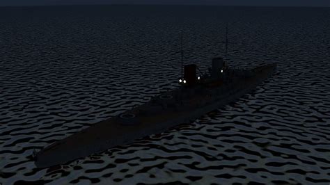 Battlecruiser SMS Derfflinger 3D Model CGTrader