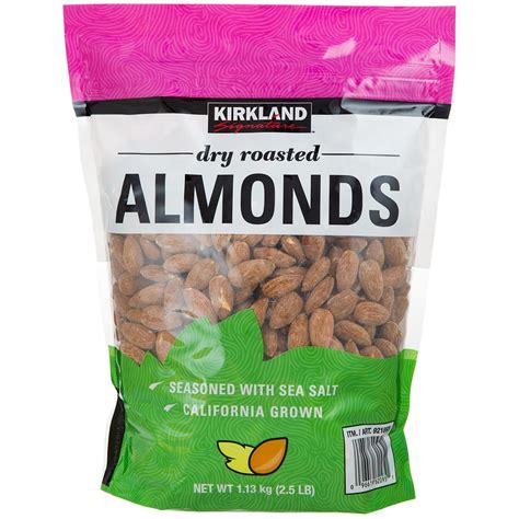 Kirkland Signature Dry Roasted Almonds 2 X 1 13kg Costc