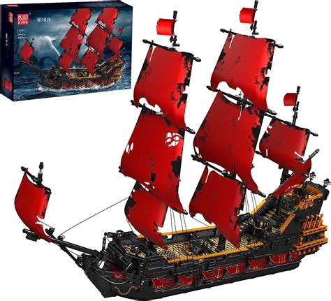 Mould King 13109 Piratenschiff Bausteine für Erwachsene 3139 Teile MOC