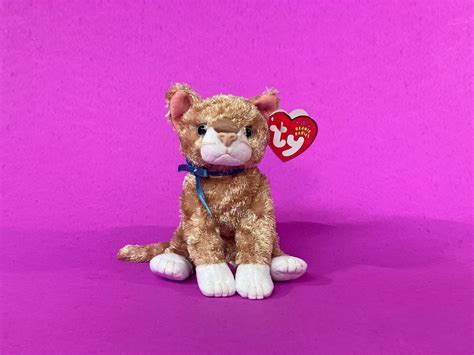 Mattie The Cat Ty Beanie Baby Th Gen Red Heart Hang Tag