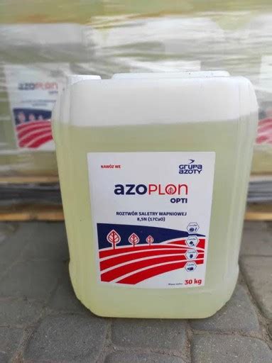 Nawóz azotowy w płynie saletra wapniowa Grupa Azoty 30kg 20 l