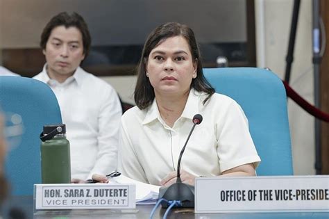 Sara Still Has Chance To Defend Ovp Budget Quimbo Philstar