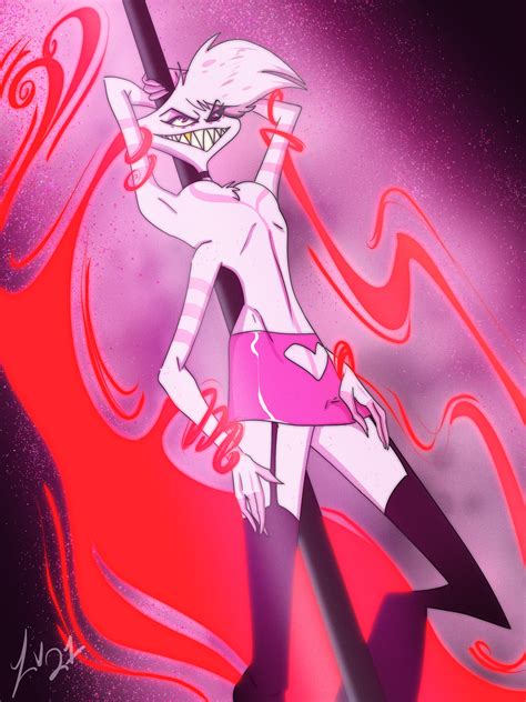 Angel Dust Hazbin Hotel Mobile Wallpaper By Lvdraws 3424588