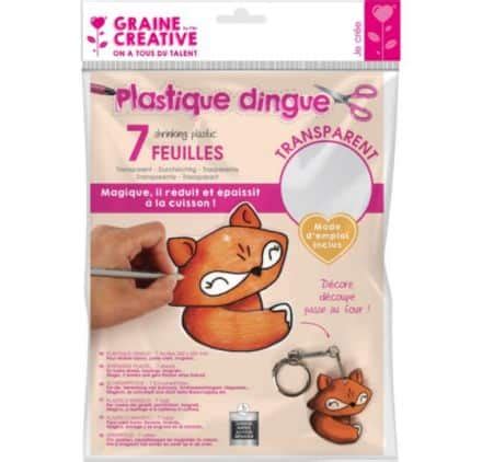 7 Feuilles De Plastique Dingue De GRAINE CREATIVE Bretonne