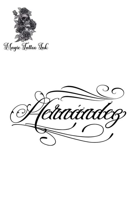 Lettering Hernandez Tatuajes De Nombres Letras Bonitas Para Tatuajes