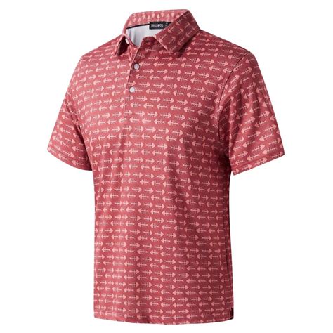 Trusmol Golf Shirts For Men Dry Fit Short Sleeve Performance Moisture