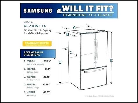 What Is The Width Of A Standard Size Refrigerator | Design innovation ...