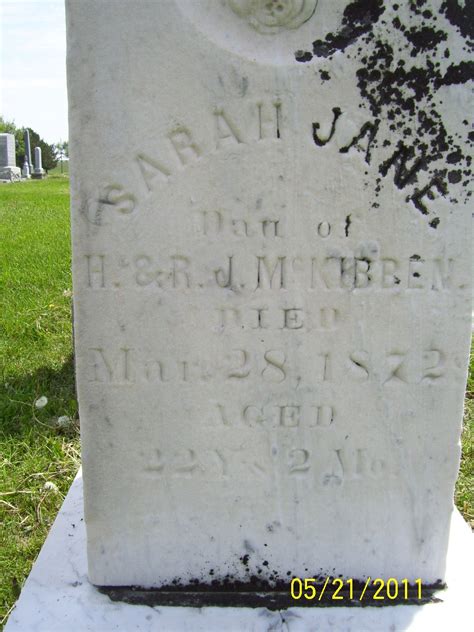 Sarah Jane Mckibben Find A Grave Memorial