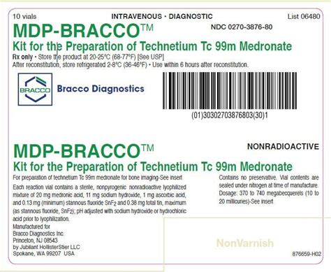 Mdp Bracco Fda Prescribing Information Side Effects And Uses