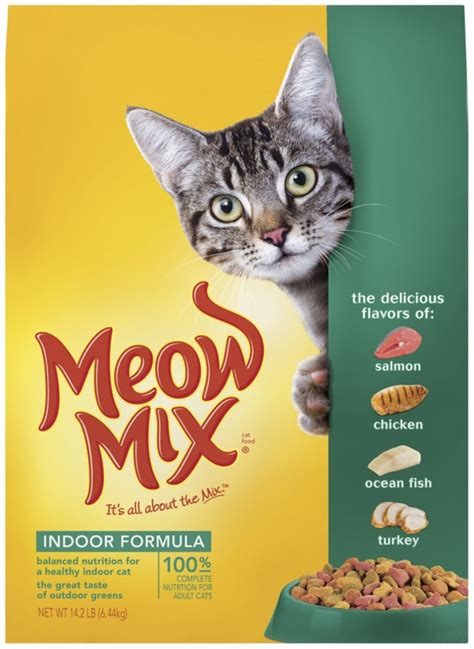 Meow Mix Cat Food Indoor Formula 16 Lb 7 2 Kg