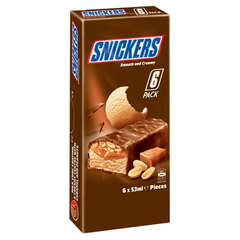 Snickers Frozen Dessert Bar Multipack 6 Pack Snickers®