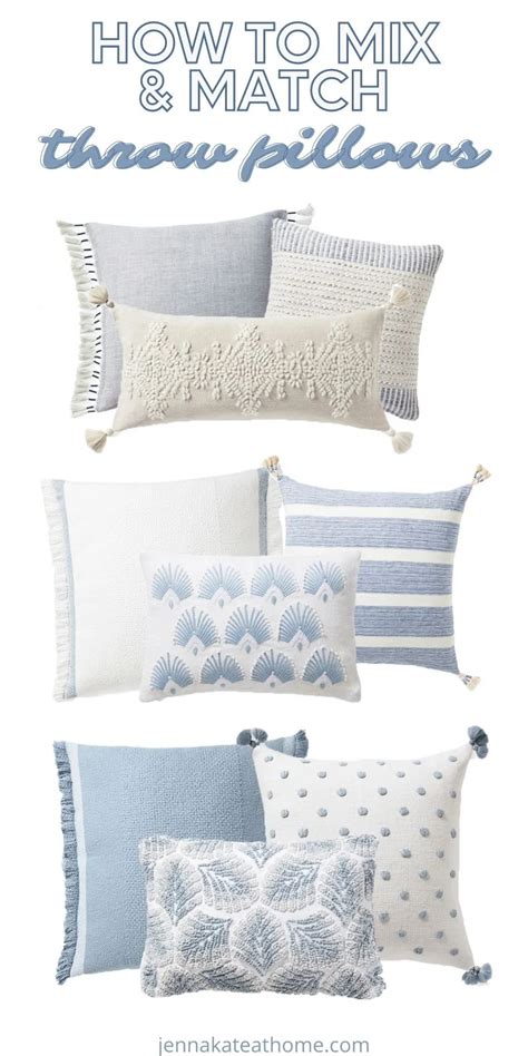 The Simple Formula You Need To Know To Mix And Match Throw Pillows Like A Pro Coastal Throw