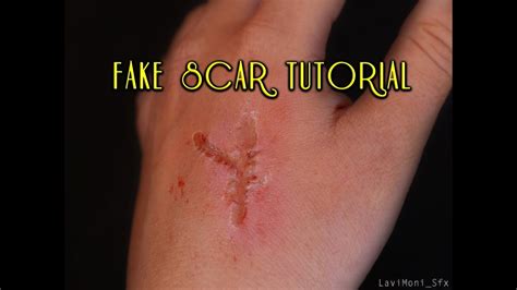 Fake Scar Tutorial Rigid Collodion No Latex Or Glue Youtube